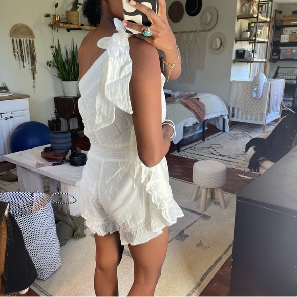 Free People Feeling Fancy Romper. Size: XS - Picture 6 of 12